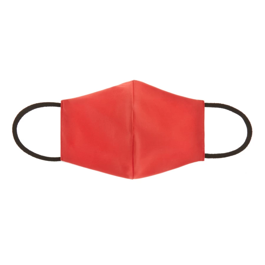 COINCASADESIGN Red Solid Color Washable Fabric Face Mask - Reusable & Breathable