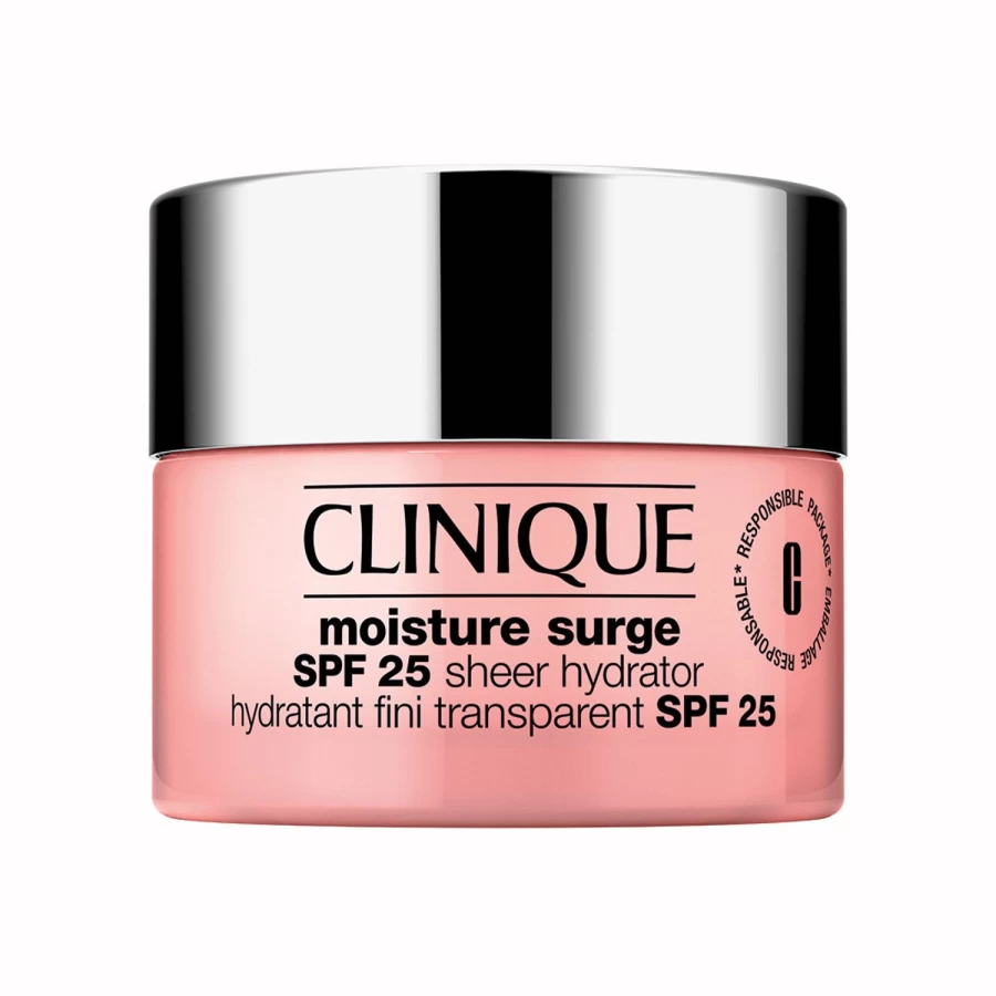CLINIQUE Moisture Surge SPF 25 Sheer Hydrator - Pink Tinted Hydrating Moisturizer with Sun Protection