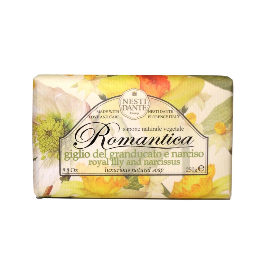 NESTI DANTE Romantica Lily And Narcissus Scented Candle - Yellow Aroma Home Fragrance