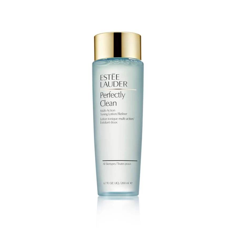 ESTÉE LAUDER Perfectly Clean Multi-Action Toning Lotion Refiner - 200ml Light Blue Facial Toner for Fresh & Refined Skin