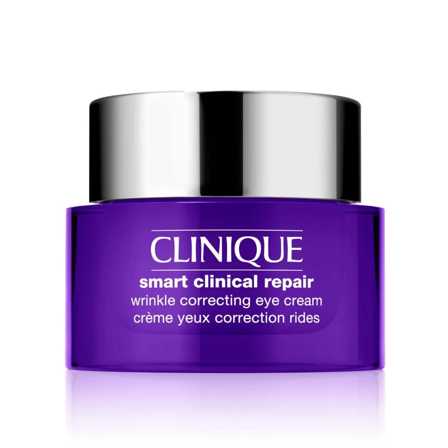 CLINIQUE Smart Clinical Repair Wrinkle Correcting Eye Cream - Purple, Anti-Aging Treatment for Dark Circles & Puffiness