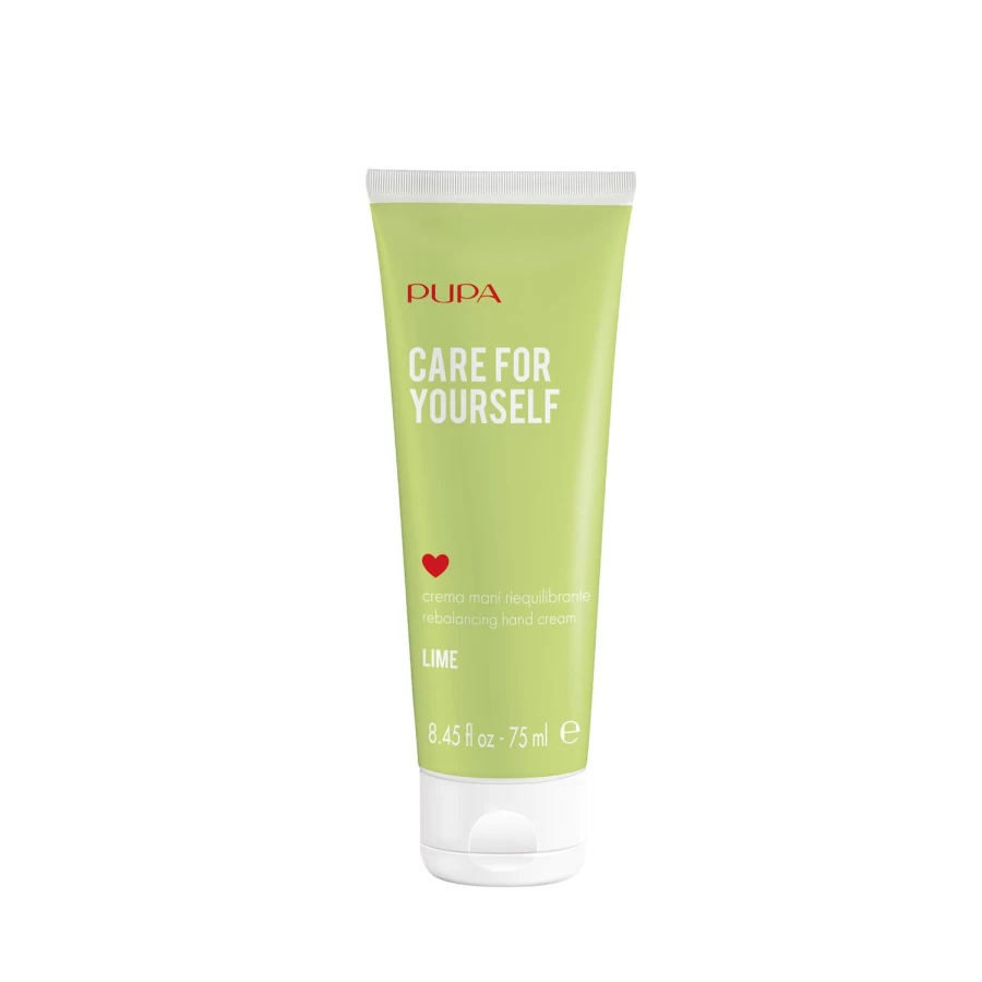 PUPA MILANO Balancing Hand Cream 75ml - Green Hydrating Moisturizer for Soft Skin