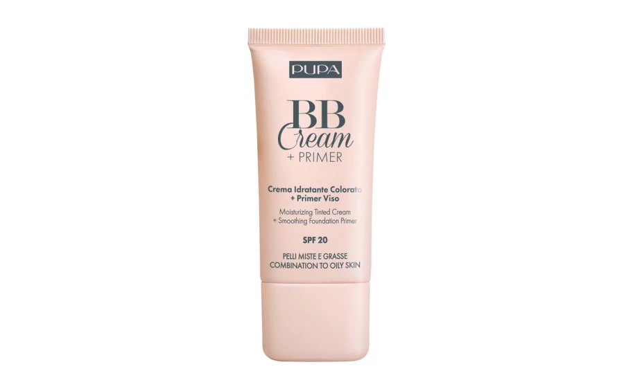 PUPA MILANO BB Cream + Primer for Oily to Combination Skin, 004 Bronze - Flawless Matte Finish & Pore Minimizing