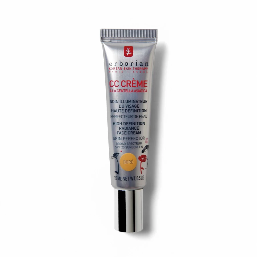 ERBORIAN CC Cream Dore in Beige - Flawless Skin Tone Perfecting Cream