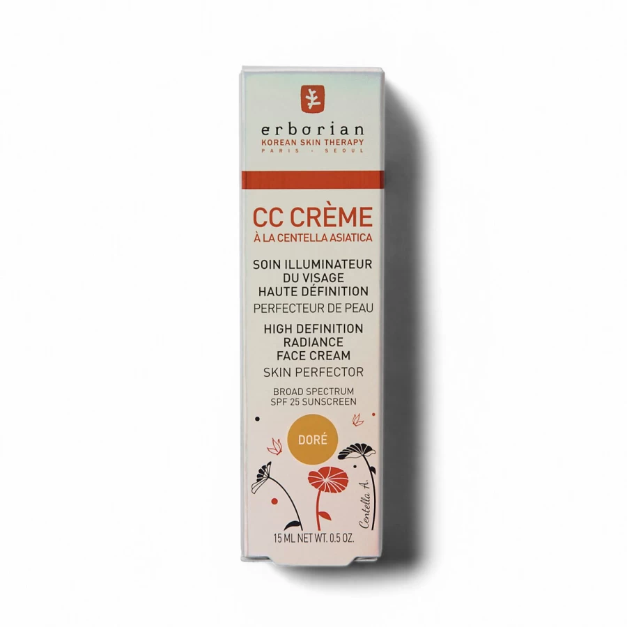 ERBORIAN CC Cream Dore in Beige - Flawless Skin Tone Perfecting Cream