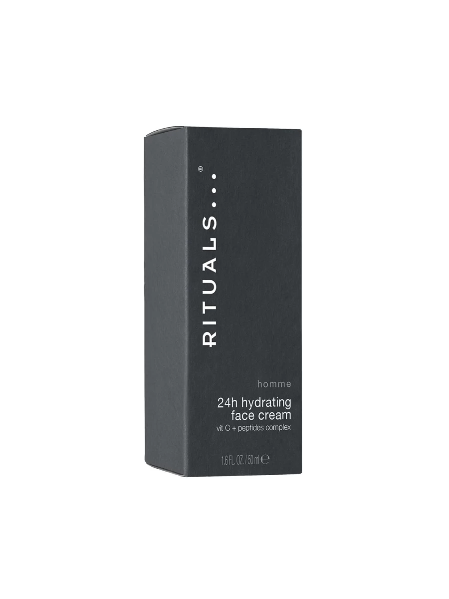 RITUALS Homme Black 24H Hydrating Face Cream for Men - Deep Moisturizing Skincare