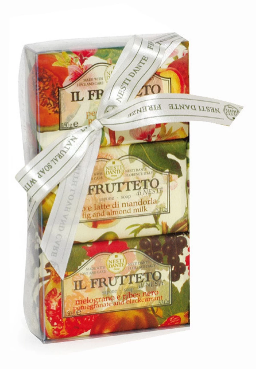 NESTI DANTE Il Orchard Vegetable Transparent Soap Gift Box - Natural Handmade Soap Set