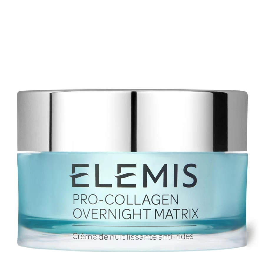 ELEMIS Pro-Collagen Overnight Matrix Night Cream - Light Blue Anti-Aging Treatment for Overnight Skin Renewal