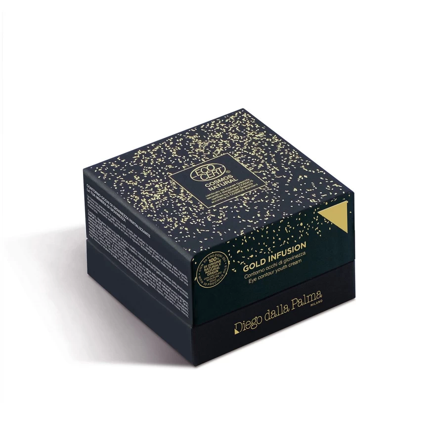 DIEGO DALLA PALMA Gold Infusion Eye Contour Youth Cream - Golden Yellow Anti-Aging Treatment