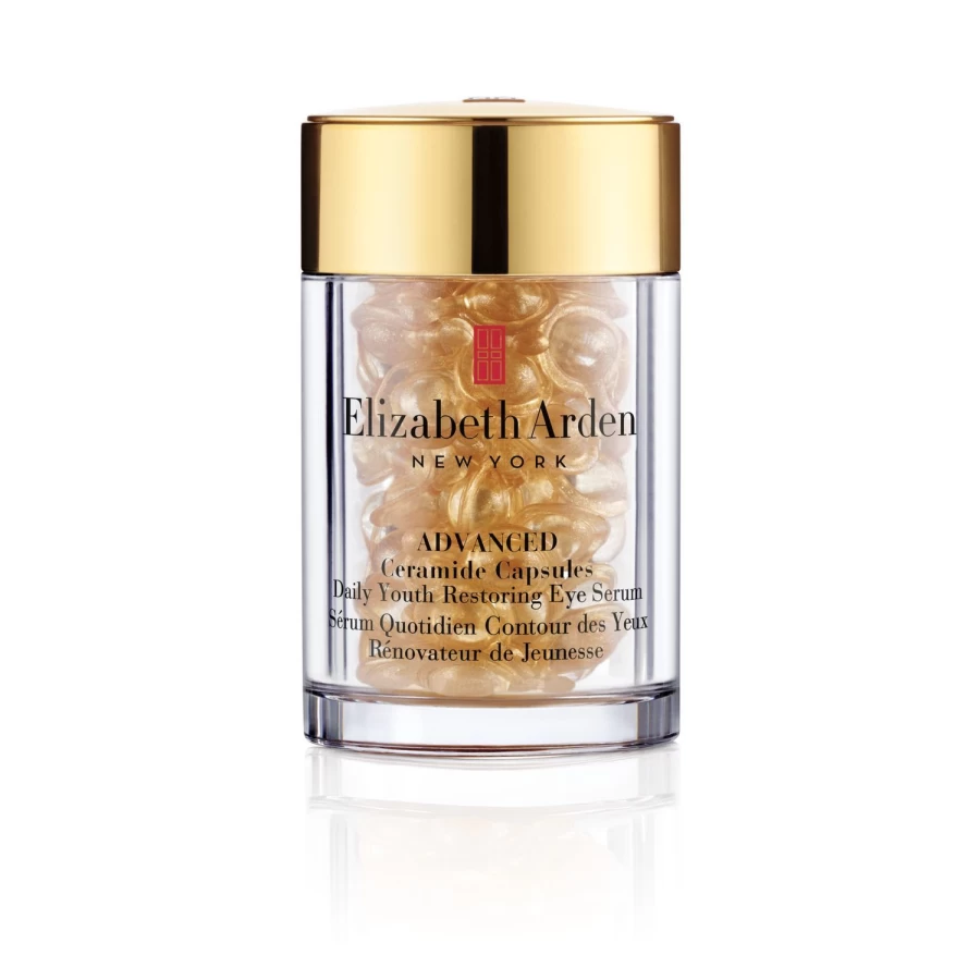 "ELIZABETH ARDEN Advanced Ceramide Capsules Golden Yellow Eye Serum - 60 Capsules for Youthful Skin"