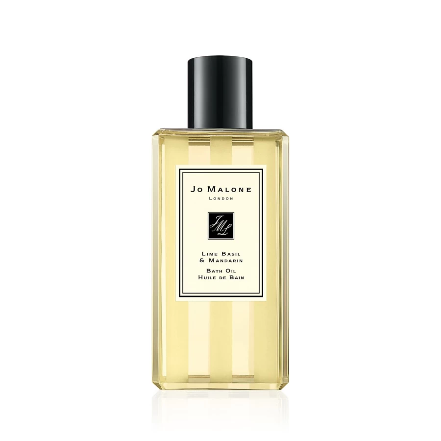 JO MALONE LONDON Lime Basil & Mandarin Bath Oil 250ml - Luxurious Aromatic Bath Oil for Relaxation, Beige
