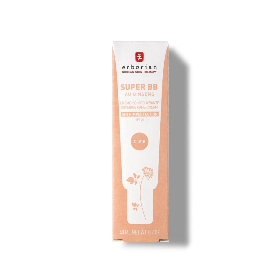 ERBORIAN Super BB Clair - Lightweight Beige CC Cream for Flawless Coverage
