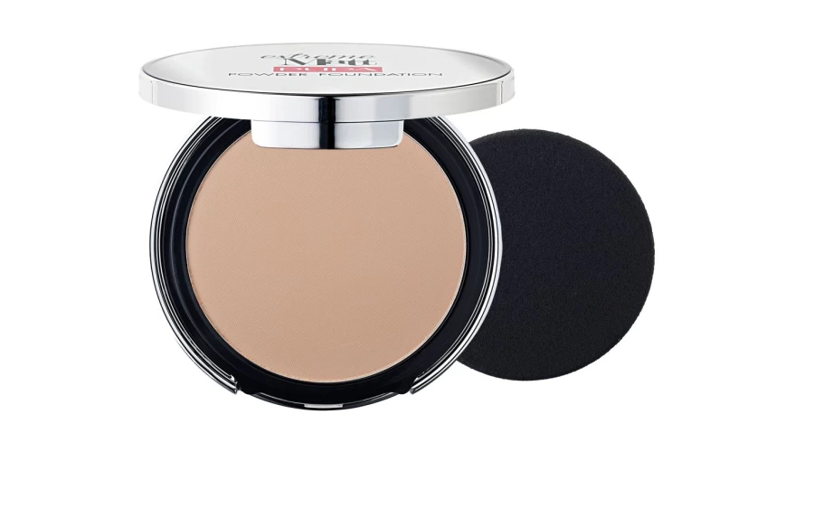 PUPA MILANO Extreme Matt Compact Foundation 040 Natural Beige - Oil-Free Matte Finish Long-Lasting Makeup