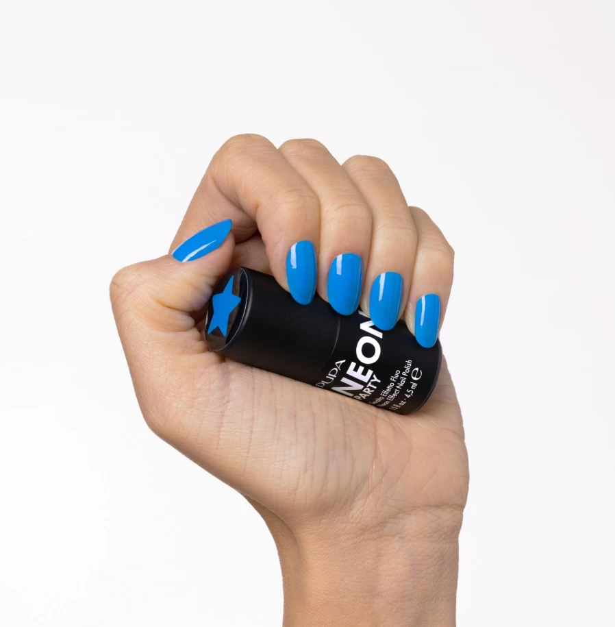 PUPA MILANO Enamel Fluo Effect Nail Polish - 100 Mykonos Light Blue
