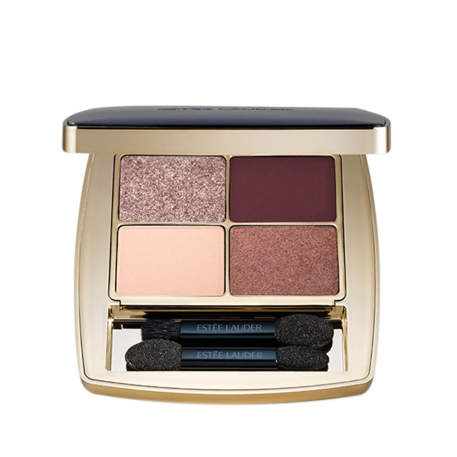 ESTÉE LAUDER Pure Color Envy Luxe Eyeshadow Quad in 030 Aubergine Cream - Purple Shimmer Palette