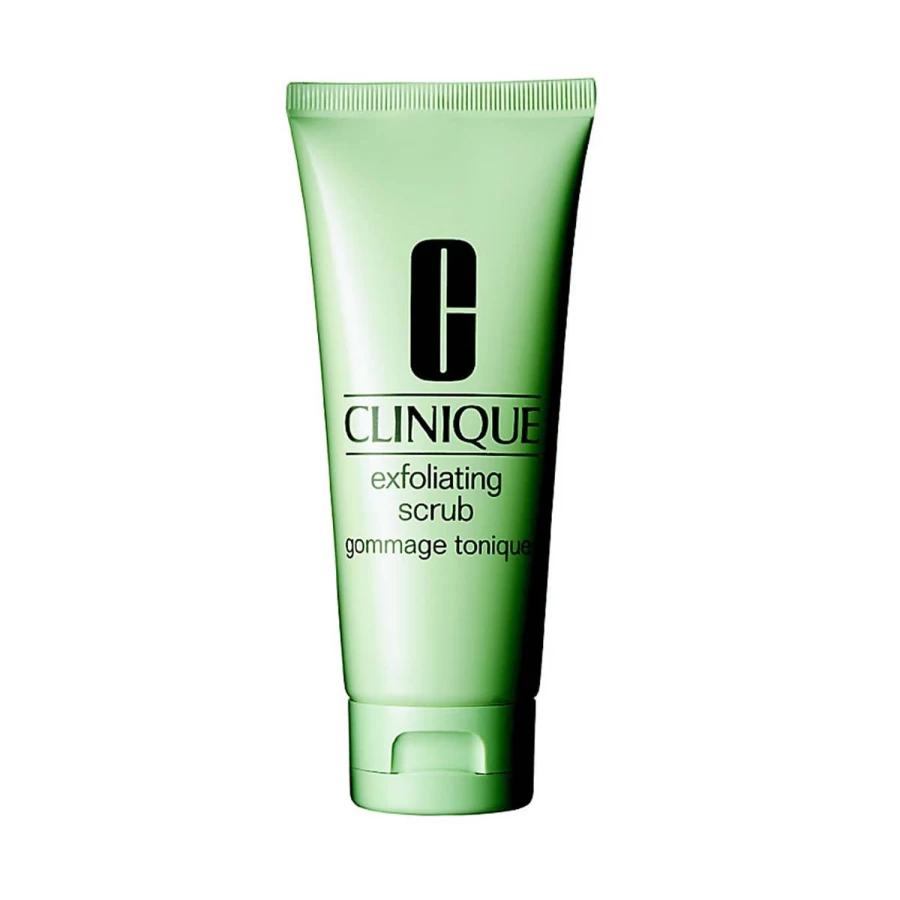 CLINIQUE Exfoliating Scrub for Oily Skin - 100ml Green Facial Cleanser with Gentle Exfoliation