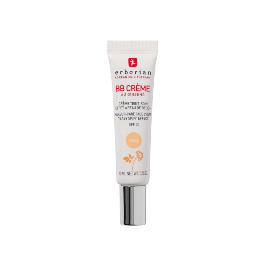 ERBORIAN Bb Creme 15ml in Nude - 2-in-1 Makeup & Skincare with SPF