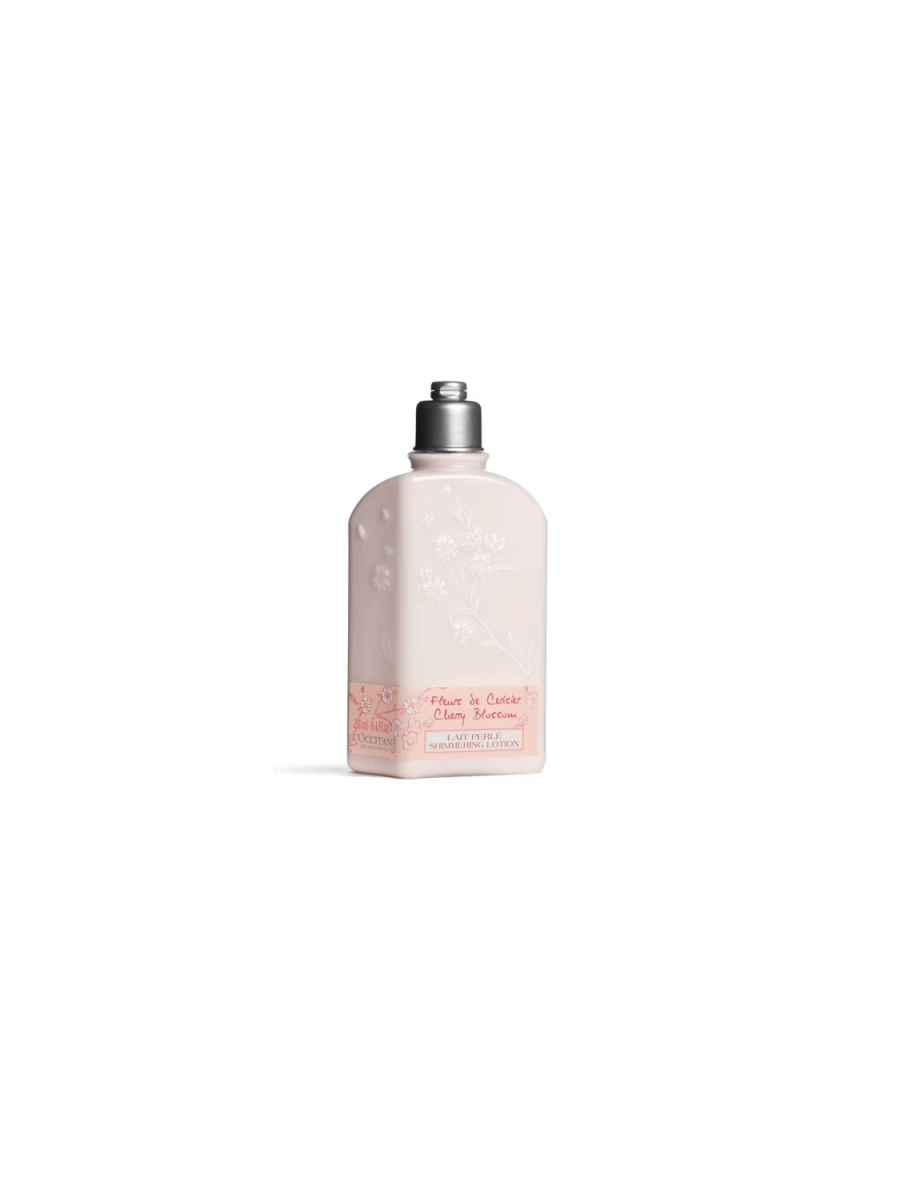 L'OCCITANE Cherry Blossom Body Milk 250ml | Hydrating & Nourishing Transparent Lotion