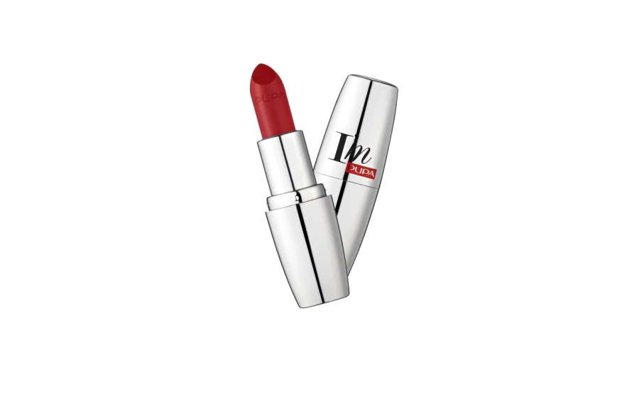PUPA MILANO I'M Lipstick - 305Cherry, Long-Lasting Matte Lip Color