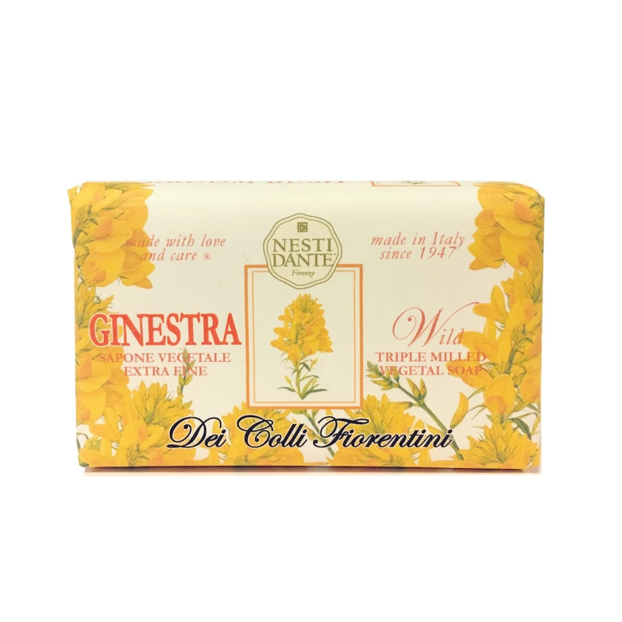 NESTI DANTE Dei Colli Fiorentini - Yellow Natural Broom for Home Cleaning