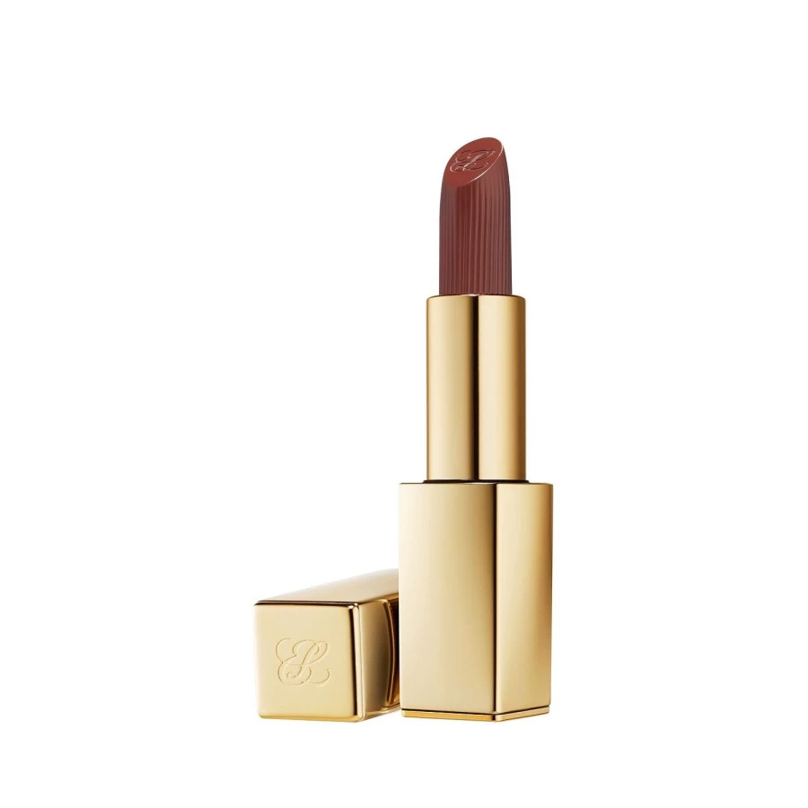 ESTÉE LAUDER Pure Color Matte Lipstick in Dark Brown - Shade 567 Knowing, Long-Lasting Velvet Finish