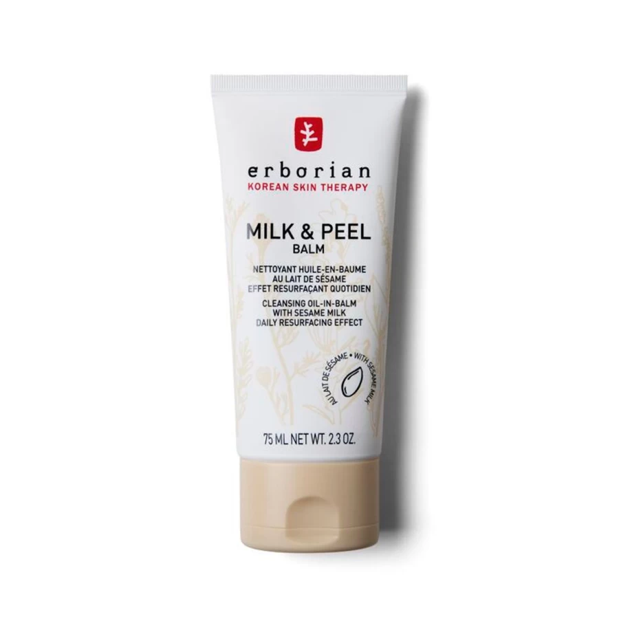 ERBORIAN Milk And Peel Mask - Cream Face Balm For Exfoliation & Hydration