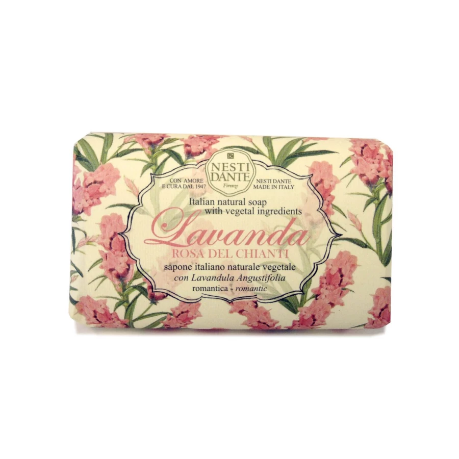 NESTI DANTE Lavanda Mediterranean Blue Artisan Soap - Handmade Natural Lavender Scent