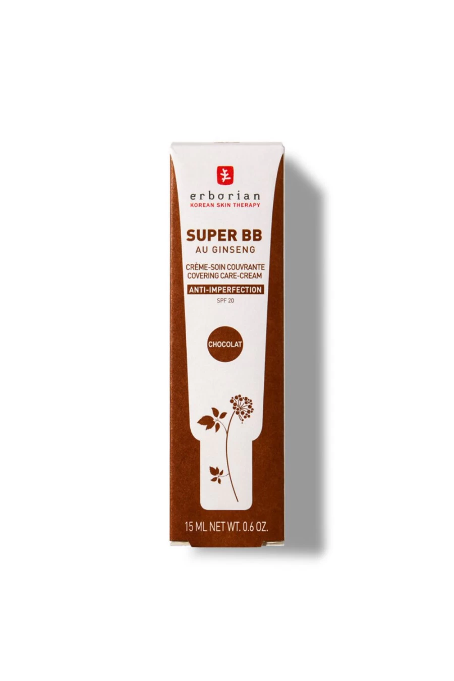 ERBORIAN Super BB - Chocolat Beige Tinted Moisturizer Cream with SPF