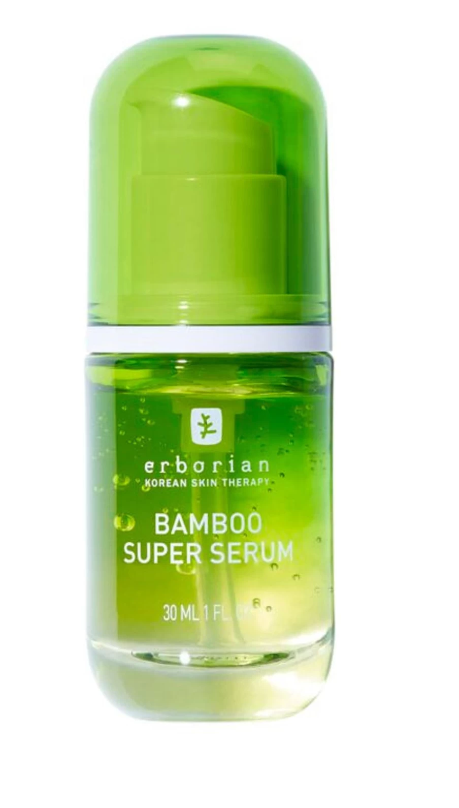 ERBORIAN Bamboo Super Serum - Light Green Anti-Aging Facial Serum for Hydration & Radiance