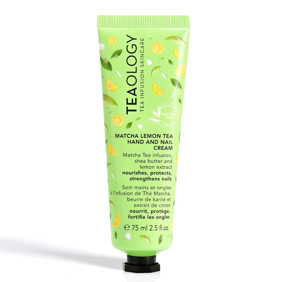 TEAOLOGY Matcha Green Tea Hand & Nail Cream - 75ml Moisturizing & Nourishing Treatment