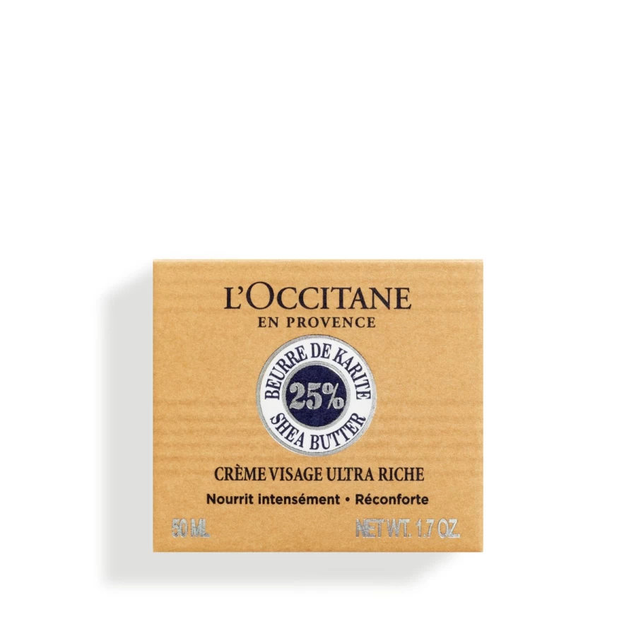 L'OCCITANE Ultra Rich Karite Face Cream - Intense Hydration & Nourishment for Dry Skin
