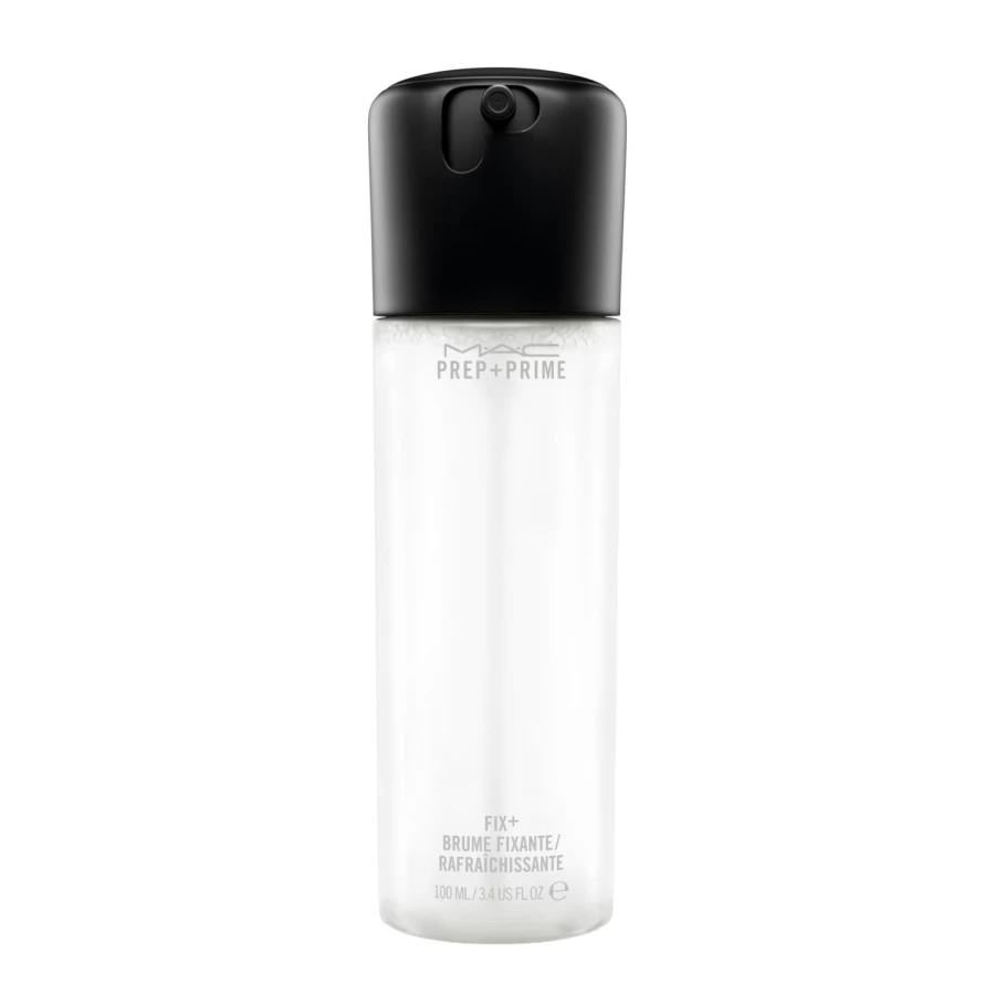 MAC COSMETICS Prep + Prime Fix+ Setting Spray - Transparent, 100ml | Makeup Primer & Finishing Mist for Long-Lasting Wear