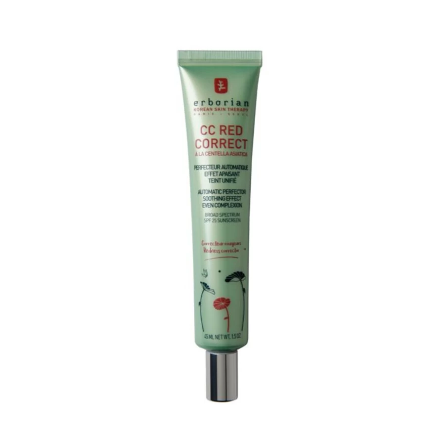 ERBORIAN CC Red Correct Green - Redness Corrector & Color Correcting Cream