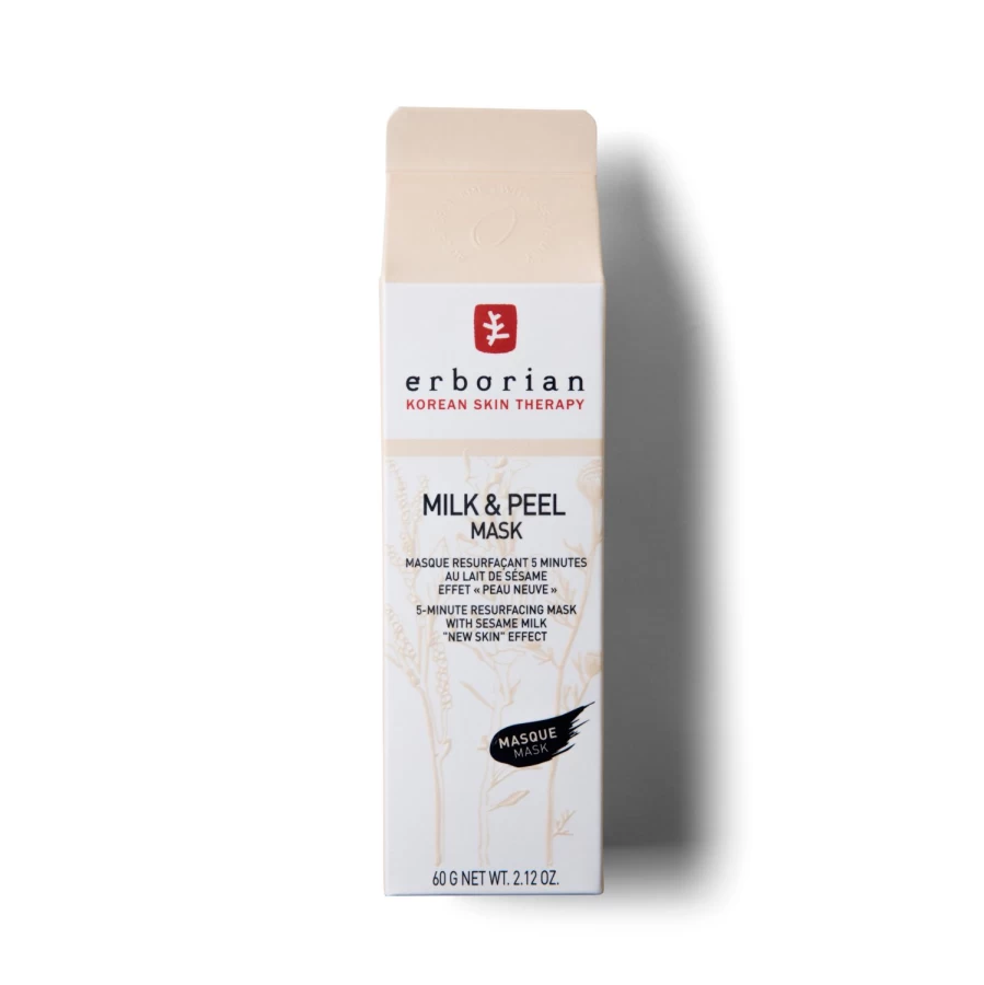 ERBORIAN Milk And Peel Face Mask - Exfoliating Cream Mask for Radiant Skin