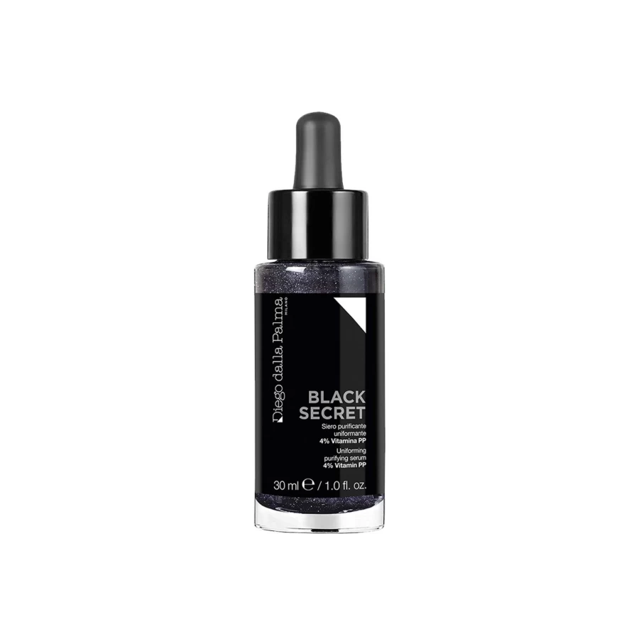 DIEGO DALLA PALMA Secret Uniforming Purifying Serum - Black Anti-Aging Face Treatment