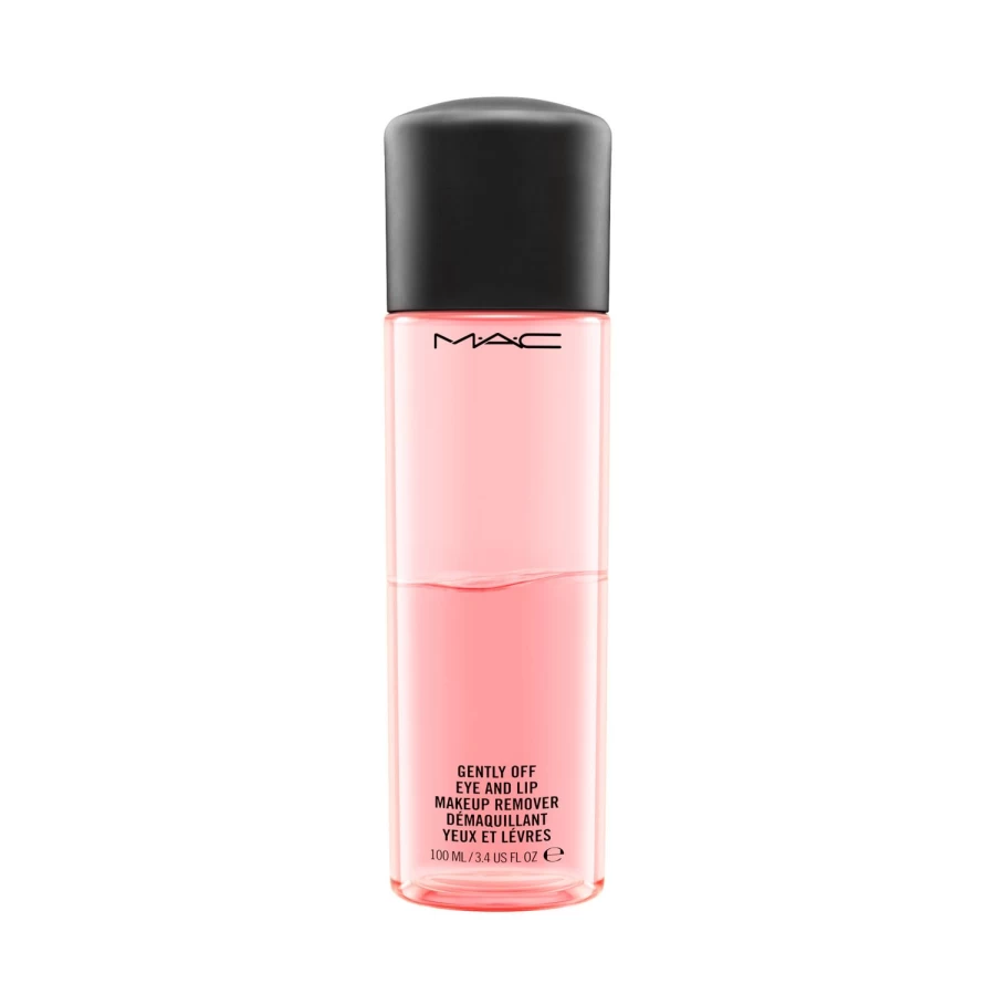 MAC COSMETICS Gently Off Eye & Lip Makeup Remover Cleanser - 100 Ml Transparent Liquid for Sensitive Skin