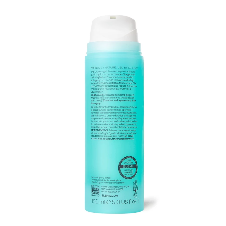 ELEMIS Pro-Collagen Energising Marine Cleanser - Light Blue Anti-Aging Face Wash for Radiant Skin