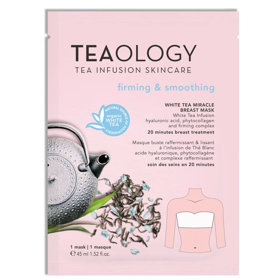 TEAOLOGY Pink White Tea Breast Mask - Firming, Smoothing Treatment, 45ml