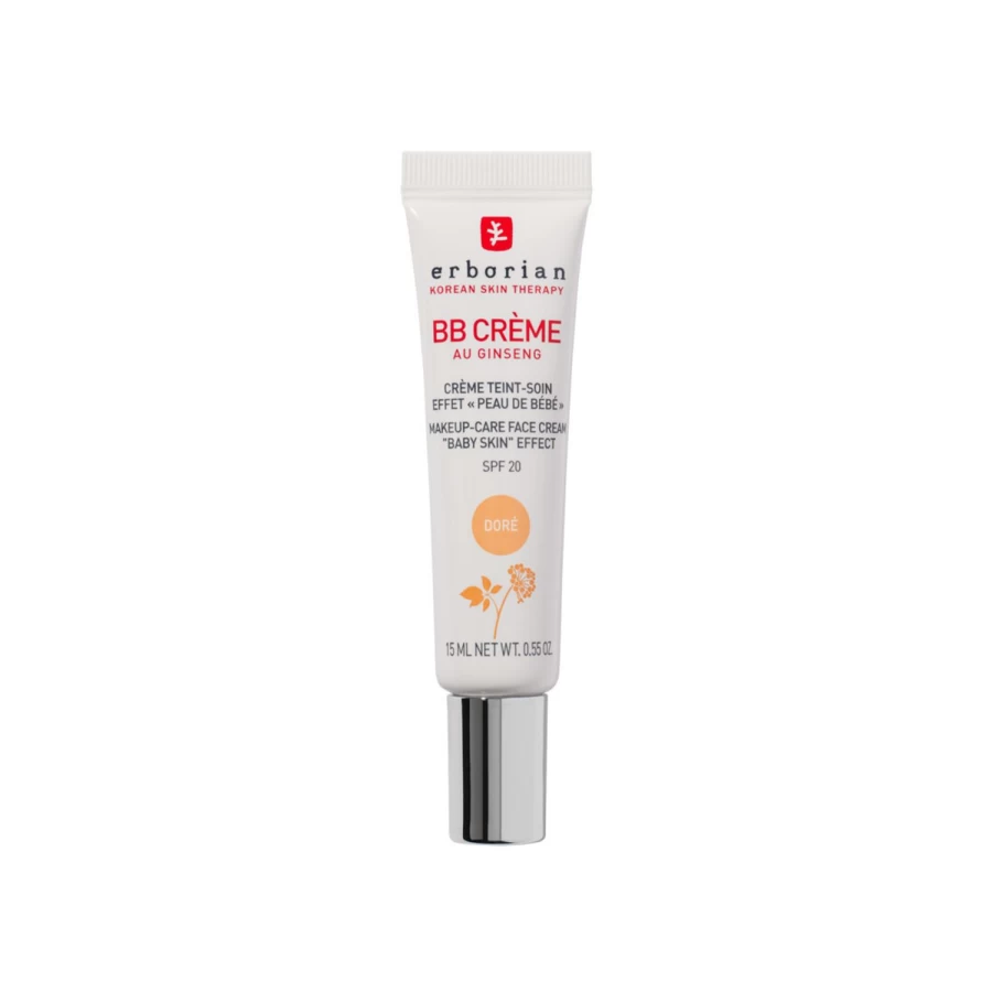 ERBORIAN Bb Creme Dore Light Beige 15ml - 2-in-1 Makeup & Skincare with SPF