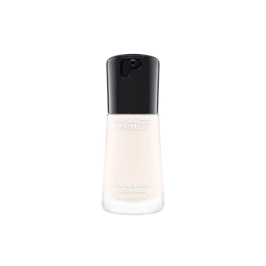 MAC COSMETICS Mineralize Timecheck Lotion - 30ml Hydrating Face Moisturizer, Transparent Skincare for All Skin Types