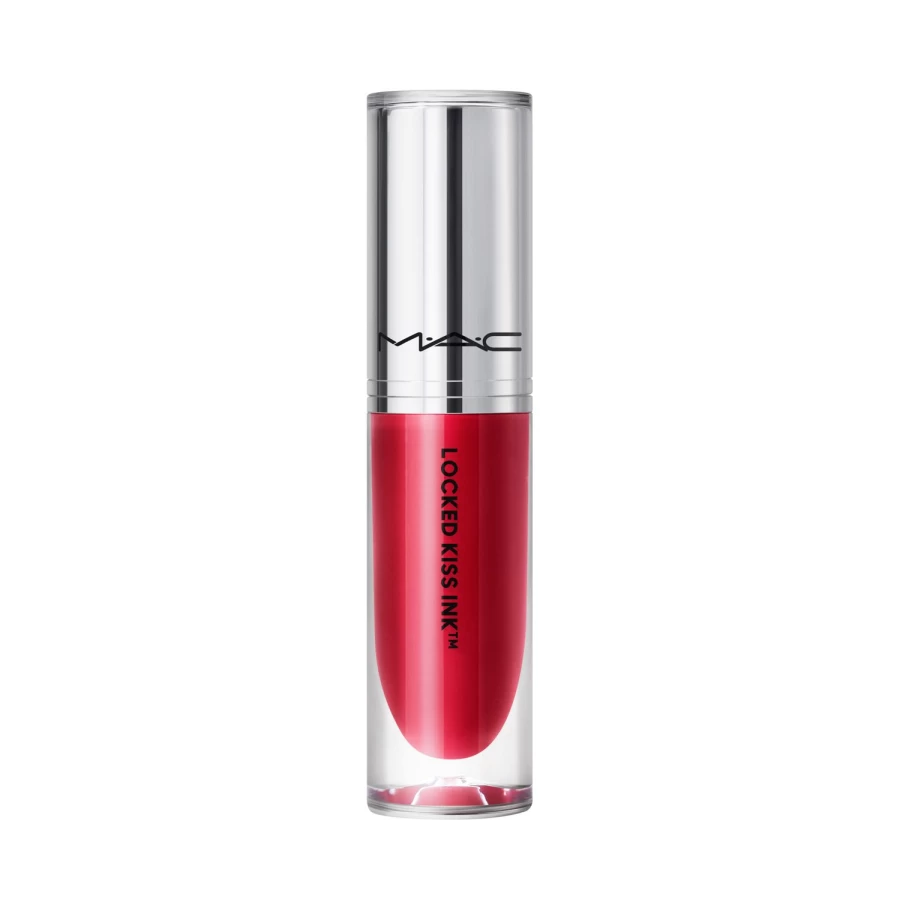 MAC COSMETICS Locked Kiss Ink Lipstick - Long-Lasting Fuchsia Pink Lip Colour