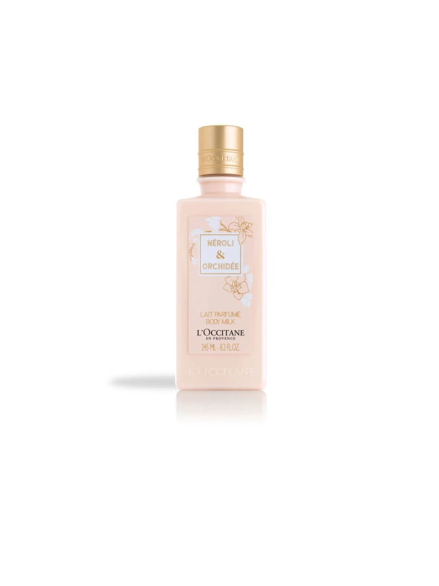 L'OCCITANE Neroli Orchidea Body Milk 245ml - Hydrating & Nourishing Transparent Lotion