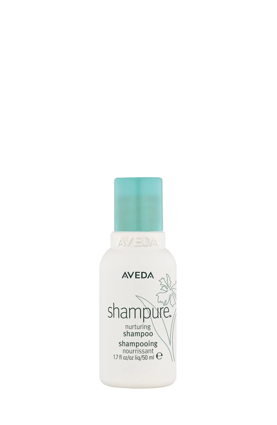 AVEDA Shampure Nurturing Shampoo 50ml - White, Moisturizing & Calming for All Hair Types