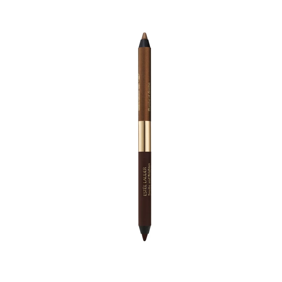 ESTÉE LAUDER Dark Brown Kajal Eyeliner Duo - Smoke And Brighten Eye Pencil in Rich Bronze & Chocolate