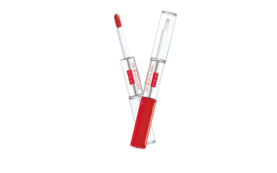PUPA MILANO Made To Last Lip Duo - 018 Imperial Red Long-Lasting Lipstick & Lip Liner Set