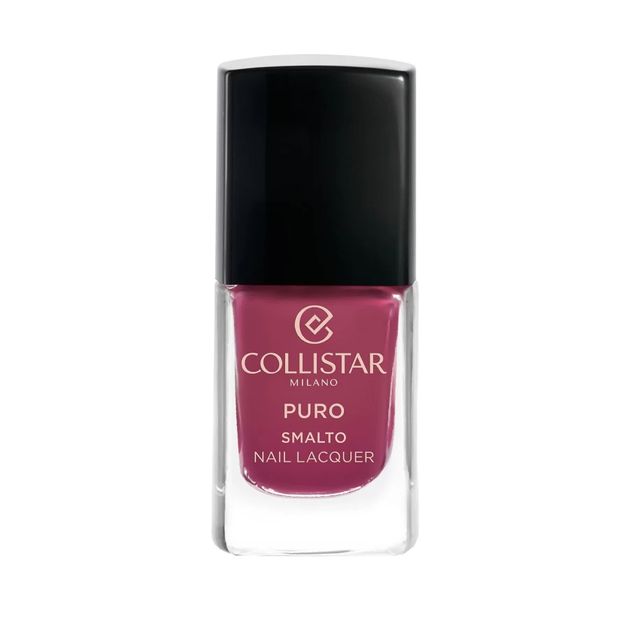 COLLISTAR Pure Long Lasting Nail Polish - 114 Purple Eggplant, Vegan & Cruelty-Free Nail Lacquer