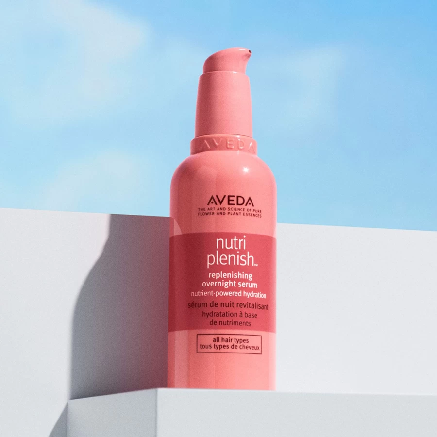 AVEDA Nutriplenish Overnight Serum - Pink Hydrating Overnight Treatment for Renewed Skin