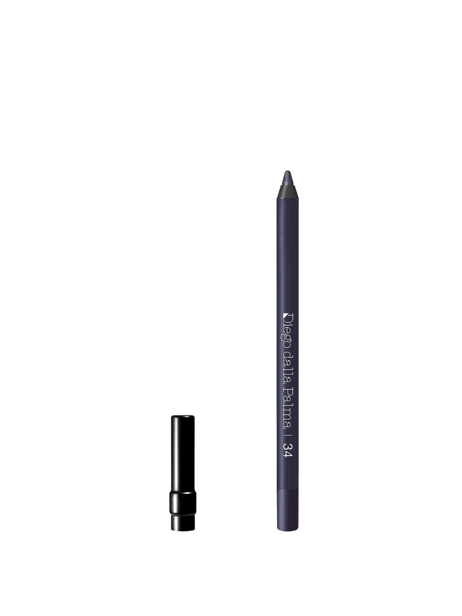 DIEGO DALLA PALMA Stay On Me Waterproof Eyeliner in Blue - Long Lasting, Smudge Proof, 34-Hour Wear