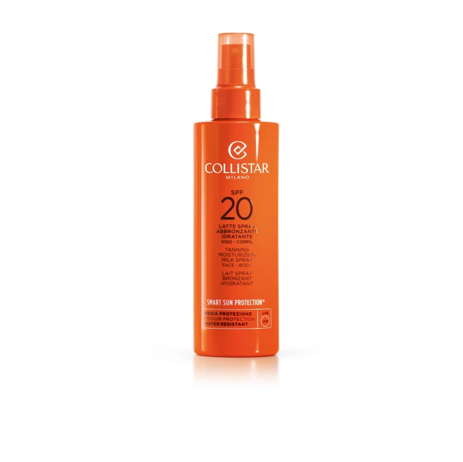 "COLLISTAR Tanning Moisturizing Milk Spray with SPF 20 - Orange Sunkissed Glow"