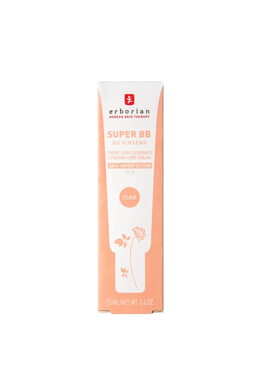 ERBORIAN Super Bb - Clair CC Cream in Beige | Brightening & Correcting Face Makeup